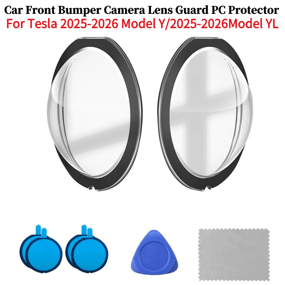 Auto Camera Lens Guard, Hoge Transparantie Cover, 1 Paar