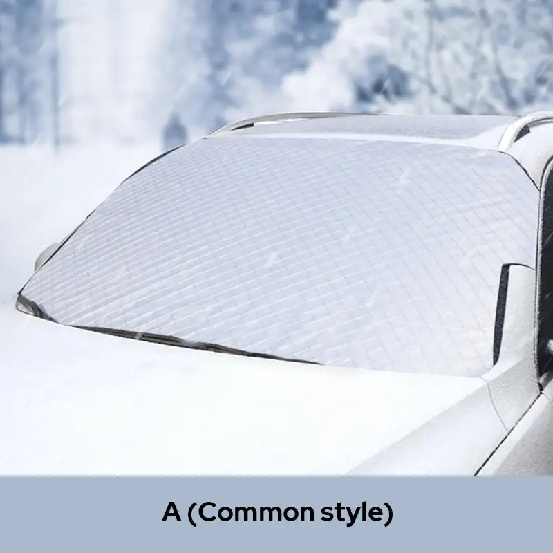 Front Windshield Cover Quilt Blanket Car Winter Snow Full Protection Windshield Cover car sunshade windshield sunshade windshield sun shade car cover car snow shield for Car Snowing Sun Shade