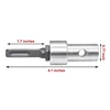 SDS-Plus to 1/2In Thread Garden Auger Drill Adapter Keyless Drill Chuck Adapter 5