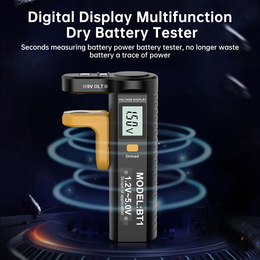 Description Picture 2 of itemNew 1.2V~5.0V Digital Battery Battery Capacity Testers Lithium Tester Display Checkered Analyzer Display AAA AA Button Cell