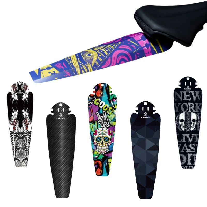 Chooee Bike Accessories Bicycle Rear Mudguard Saddle Fender Mountain MTB Road Seat Mud Guard Cycling Part bicycle fender