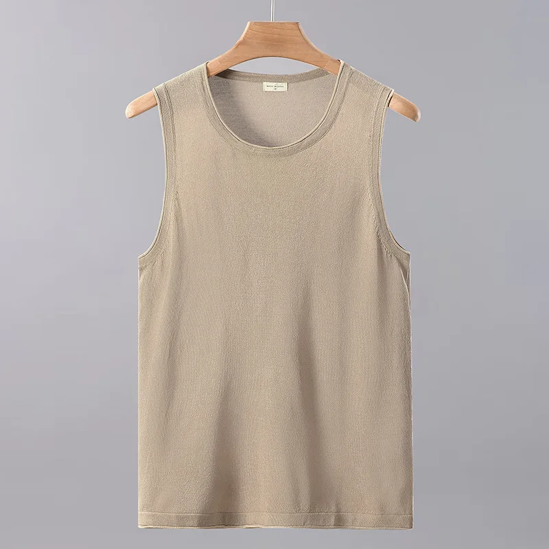 

Лето 2023, размера плюс, Мужская одежда, майки, топы, черный, белый, серый, майка без рукавов, для фитнеса, мужская жилетка, повседневный жилет для бодибилдинга, Новинка