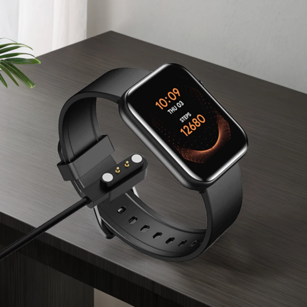 Magnetic USB Charging Cable Dock Charger Adapter 2-Pin Charger Adapter Power Cord 1.2M Charging Cord for CMF Watch Pro 2/Pro 1