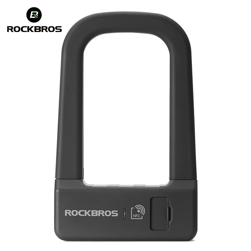 ROCKBROS 自転車スマートロック NFC ロックアルミ合金高強度防水盗難