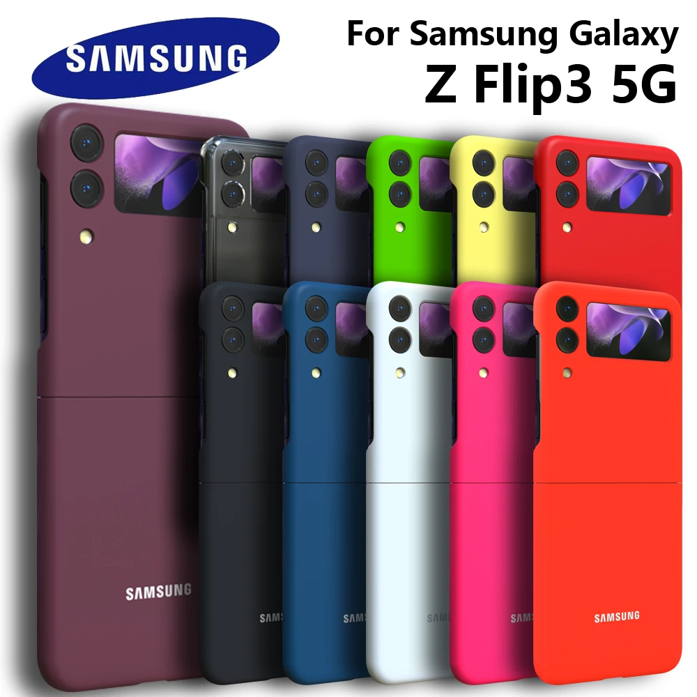 galaxy z flip3 5g case Samsung Galaxy Z Flip3 5G Case Silky PC Cover Soft-Touch Back Protective Housing For ZFLIP3 Z FLIP 3 ZFLIP 3 z flip3 case