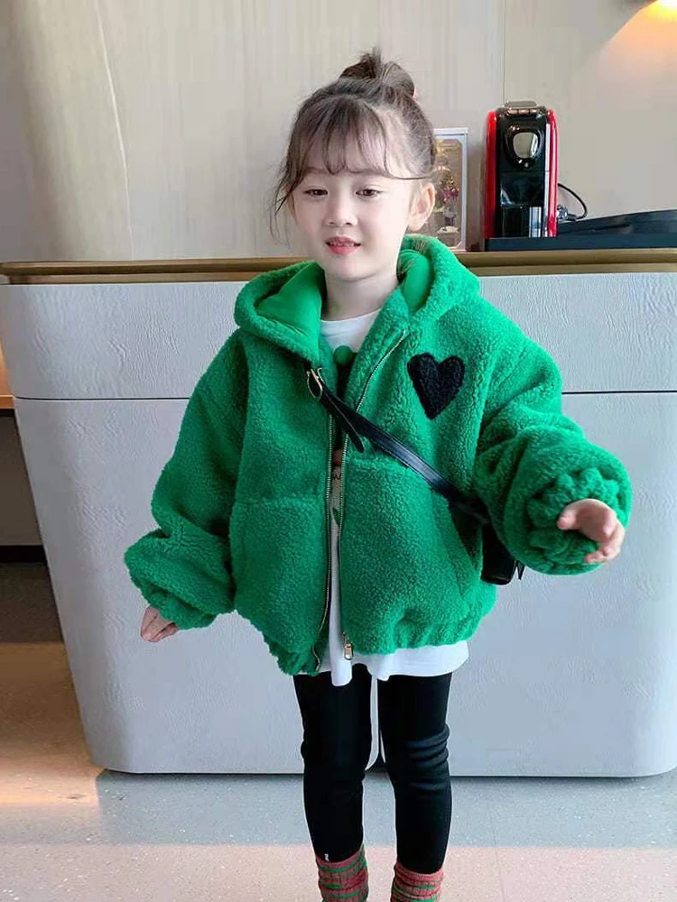 

Girls' Winter Coat Cotton Thickened Baby's Hooded Winter Coat Trend Baby Down Jacket Children Coat Outerwear Jacket For Girls