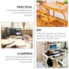 12 Pcs Note Folder Wire Clip Holder Alligator Clips DIY Accessories Metal Clamps for Two-headed Photo Alloy Memo Household 6