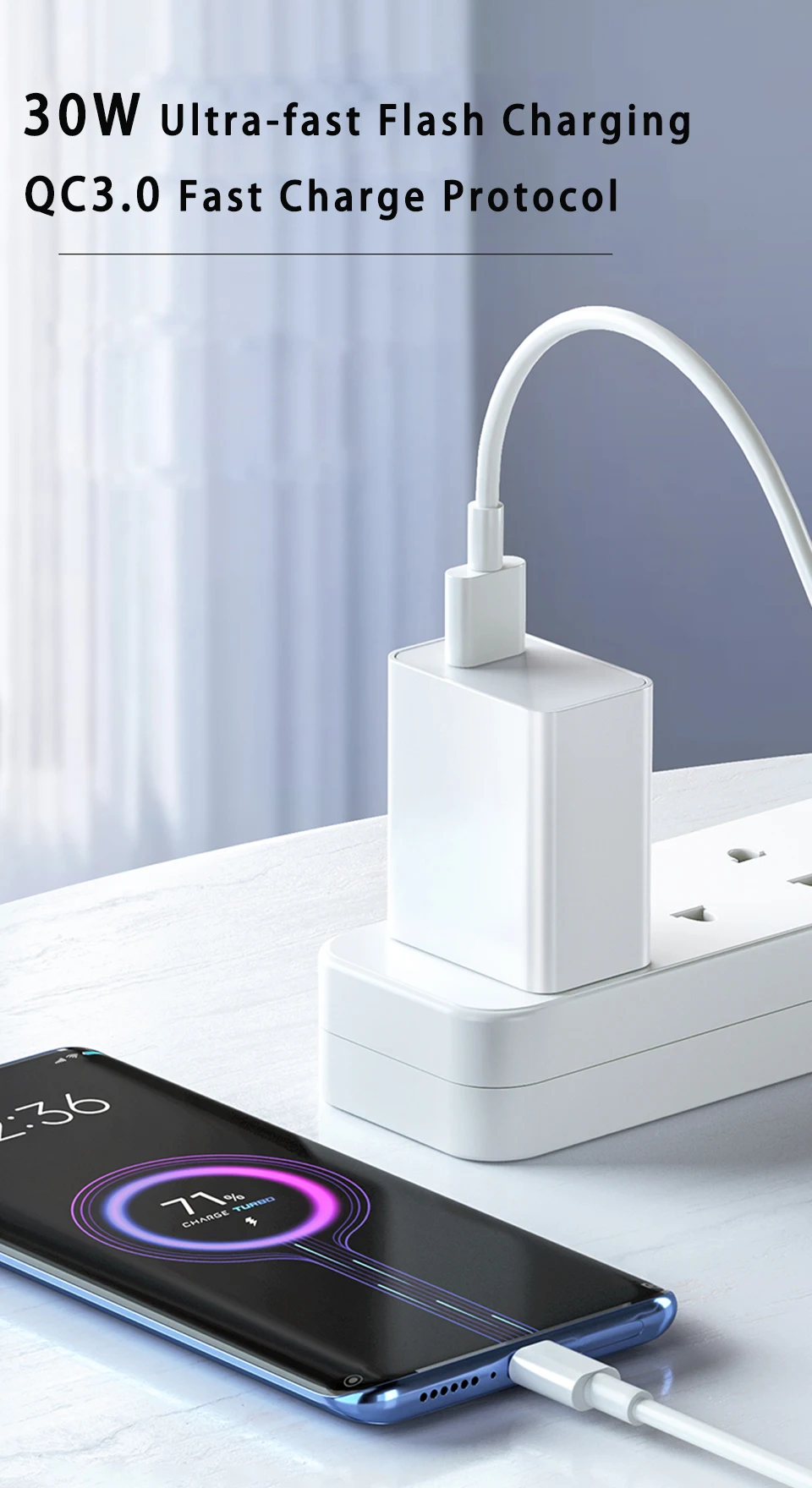 Cargador Xiaomi 33W Charger (Type-A)