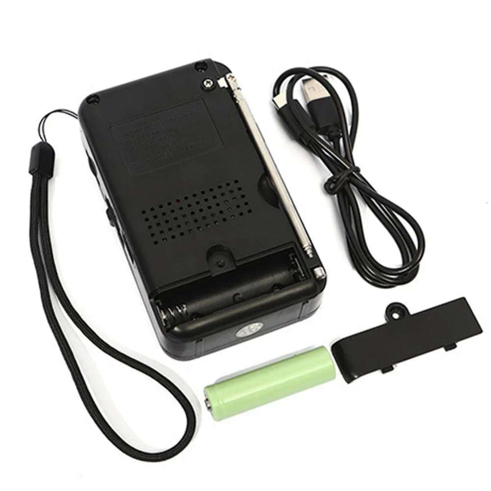 Portable Radio FM AM SW Pocket Pointer Radio Receiver LCD Display Radio on Batteries Walkman for Indoor Outdoor Emergency Use