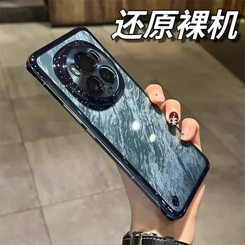 Ultra-Thin Shockproof Frameless Transparent Phone Case