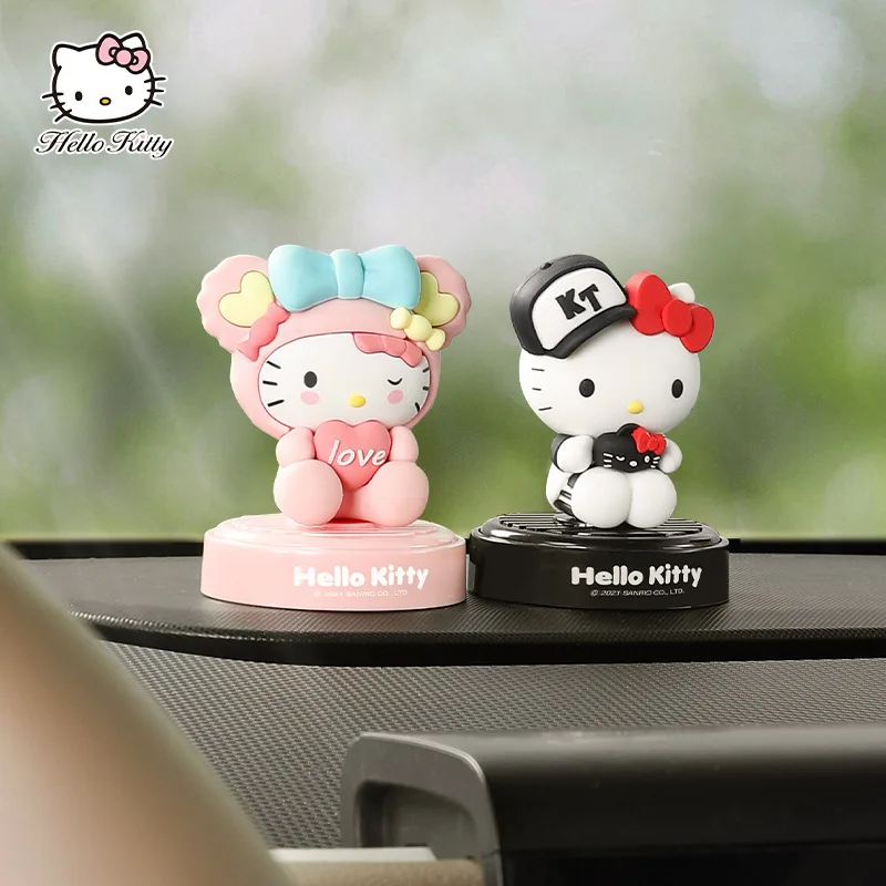 

Hellokitty Car Ornament Kawaii Car Aromatherapy Cartoon Car Accessories Decoration Supplies Cute Girl Gift