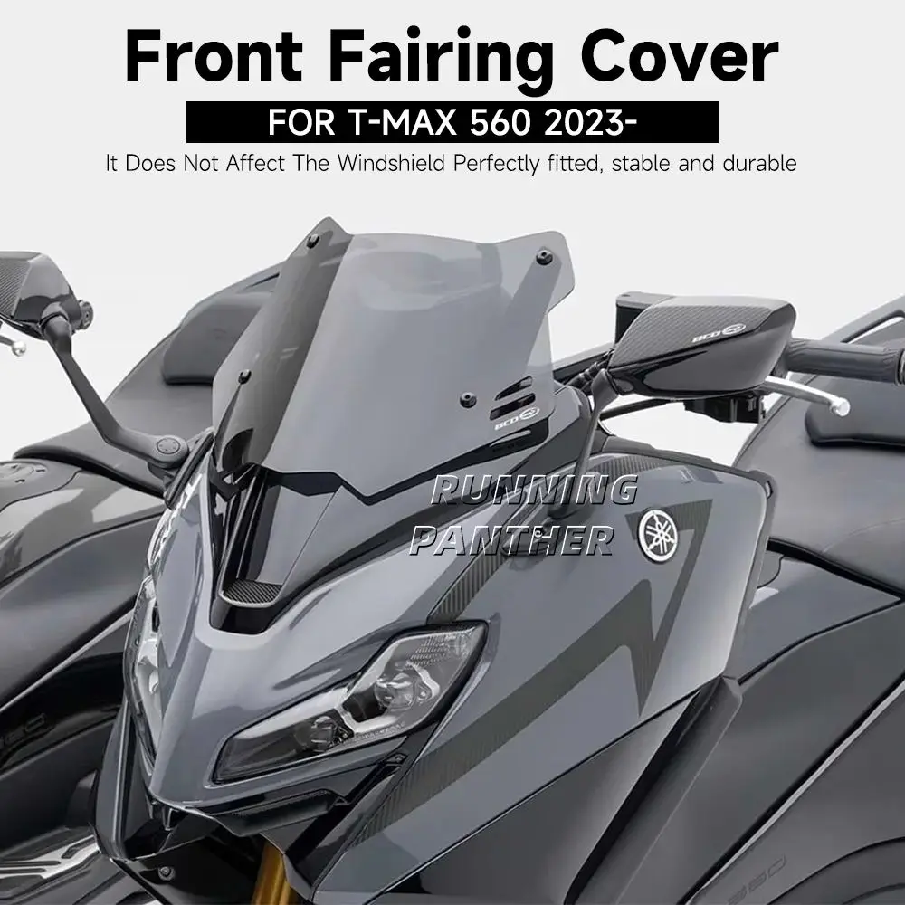 

New For Yamaha T-Max 560 Tmax 560 T-MAX560 TMAX560 2023 2024 Motorcycle Front Upper Fairing Nose Cover Cowl Panel Wind Deflector