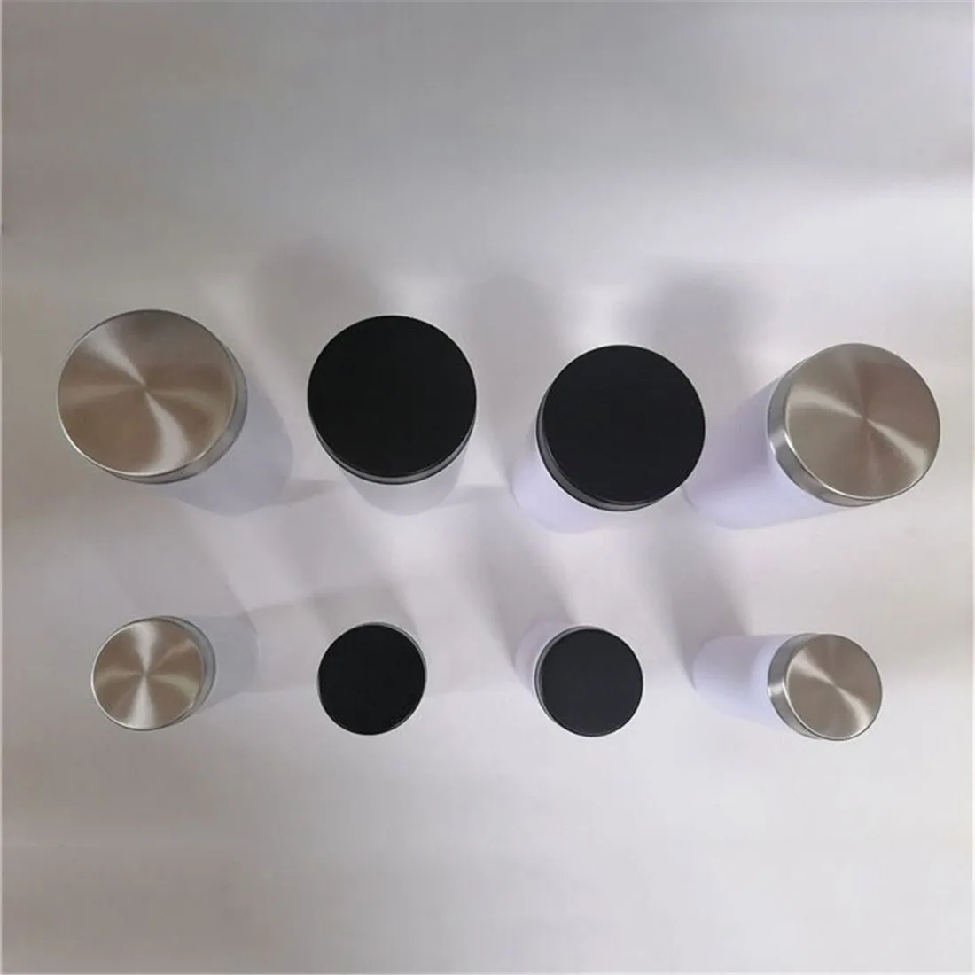 Housoutil Abat-jour à Clipser En Tissu Blanc Pour Lampe De Table