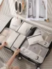 3/7pcs Portable Travel Storage Bag Set - Organize Your Clothing, Shoes, and Underwear with Ease - Perfect for Luggage and Suitca 1