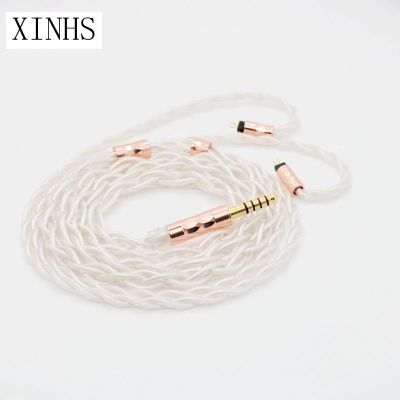 

XINHS 4-core white Guhe single crystal copper silver plated high-end headphone upgrade cable