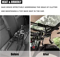 Car Fishing Rod Holder 7 Rod Capacity, Adjustable 33.5-66.9 Inch Heavy Duty Vehicle Rod Carrier for SUV/Wagons/Van/Jeep/Truck 4