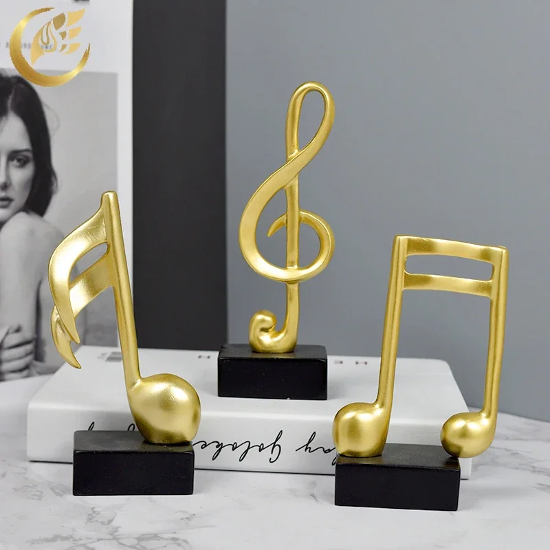 

Абстрактные музыкальные украшения, современное художественное украшение для гостиной, стола, офиса, рождественские украшения
