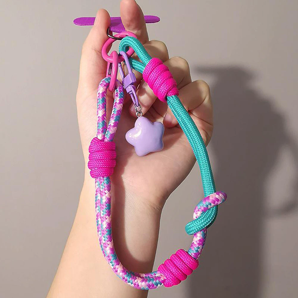 Durable Adjustable Woven Phone Lanyard & Wrist Strap - Stylish Mobile Accessory