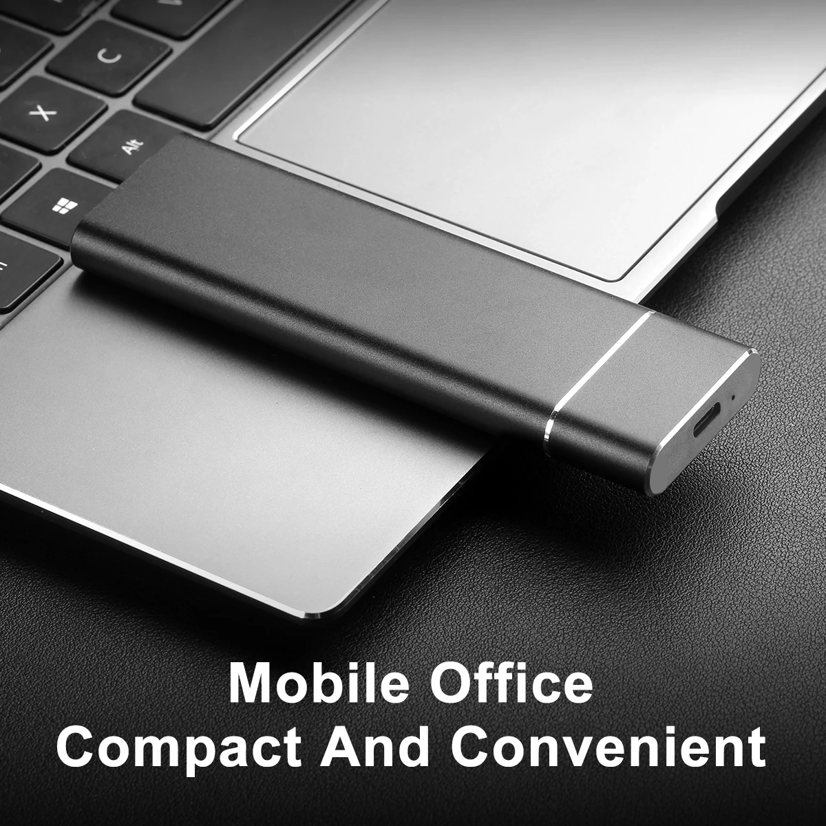 M.2 NGFF SATA SSD Enclosure USB 3.1 Type C Gen 1 5Gbps External Solid State Enclosure Adapter for 2280/2260/2242/2230 B/B+M Key