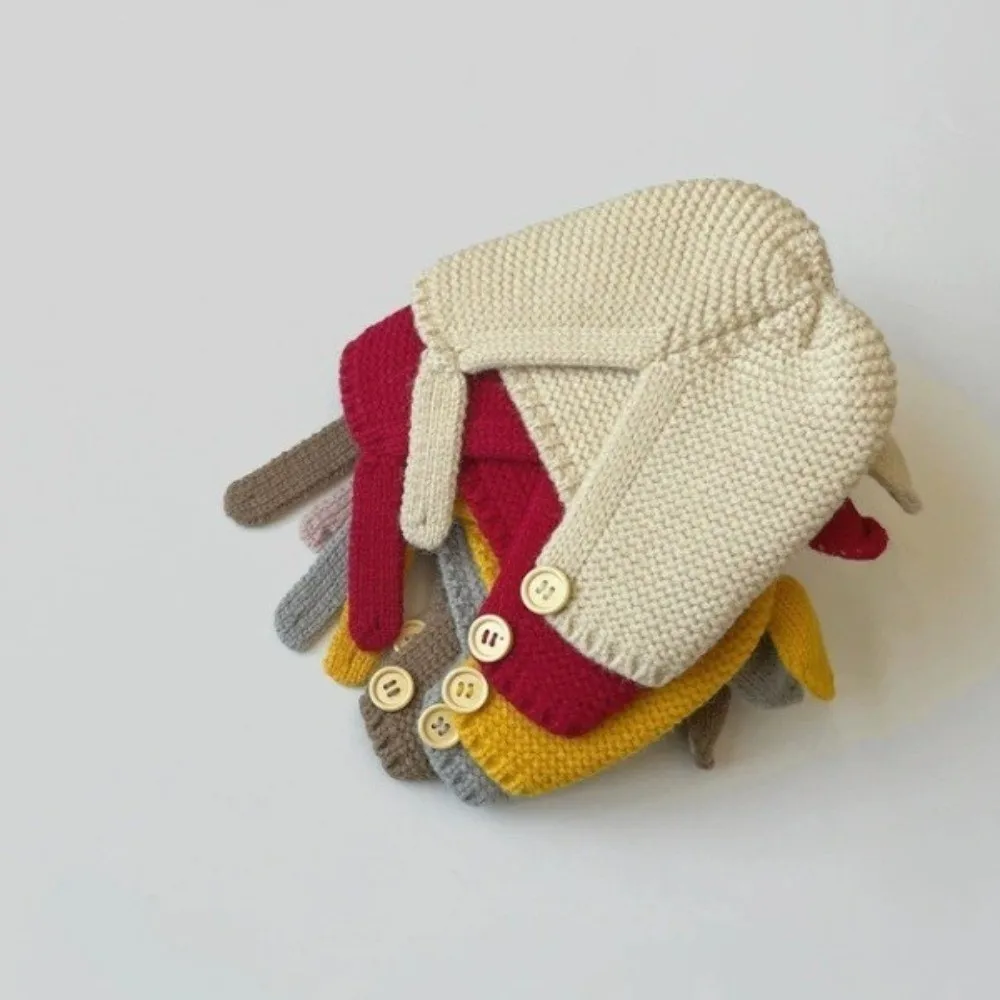 Polyester Knitted Beanie Hat for Kids Baby Boy Girl