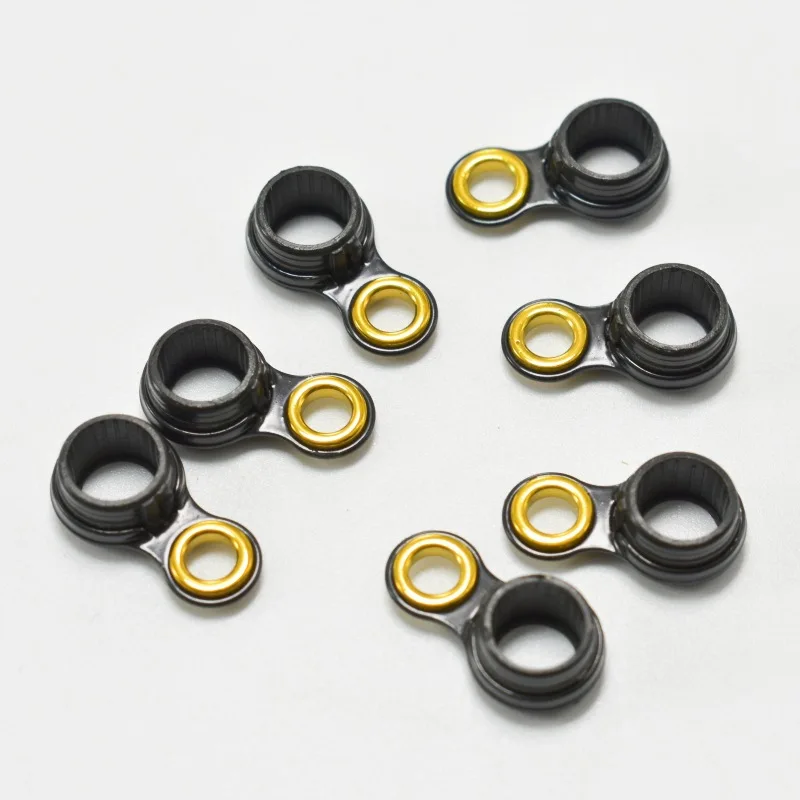 Angelrute Führungsring Edelstahl Schwarz Gold Rod Wire Loop Mehrere Größen DIY Zubehör – Detail 4