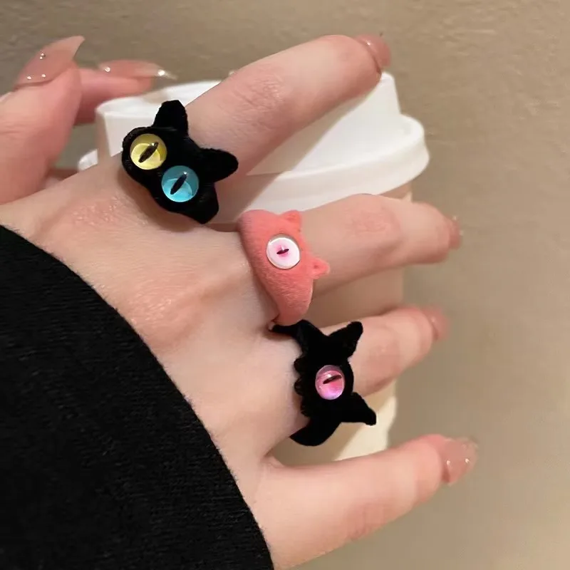 

Cartoon Plush Little Monster Ring Cute and Versatile, Funny Opening Ring for Girlfriends and Couples To Wear on A Daily Basis