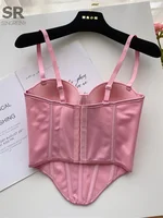 SINGREINY Fashion Sexy Camisole Women 2026 Newest Slim High Quality Bra Ladies French Sleeveless Solid Senior Summer Tank Top - Image 6