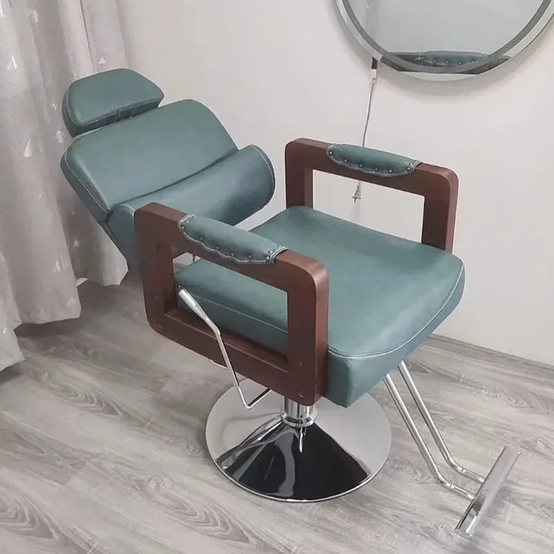 Woman Dressing Barber Chair Luxury Beauty Modern Stylist Barber Chair Makeup Recliner Silla Para Barberia Home Decorative