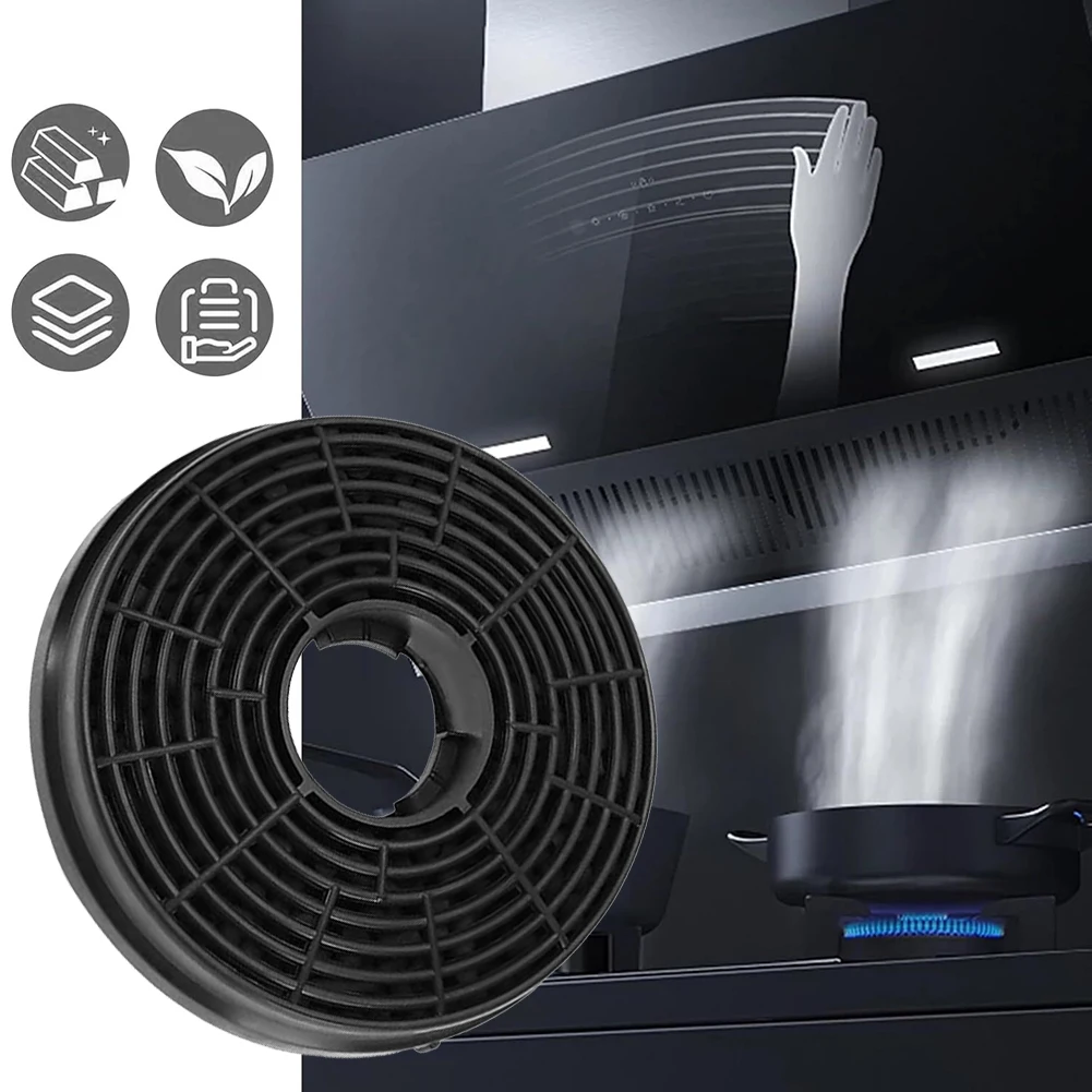 2pcs Range Hood Activated Carbon Filter Activated Carbon Filter Household Kitchen Range Hood Accessories 105*20MM Replace Parts