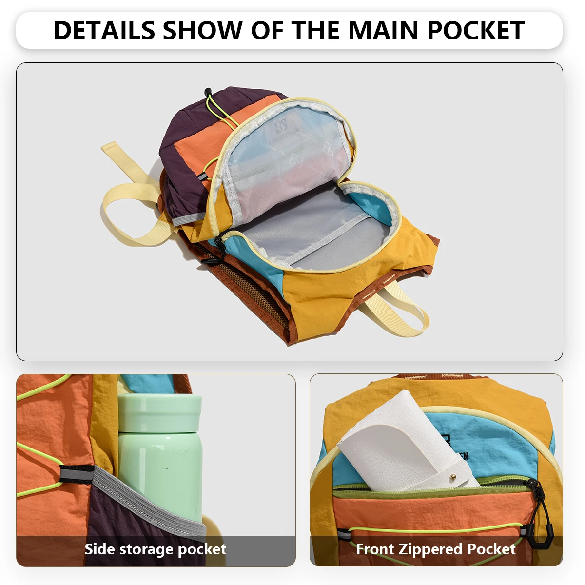 Outdoor Hiking Backpack, Sports Backpack, Women's Travel Lightweight Hiking Backpack, Small Backpack, Commuting Camping Backpack for College Students