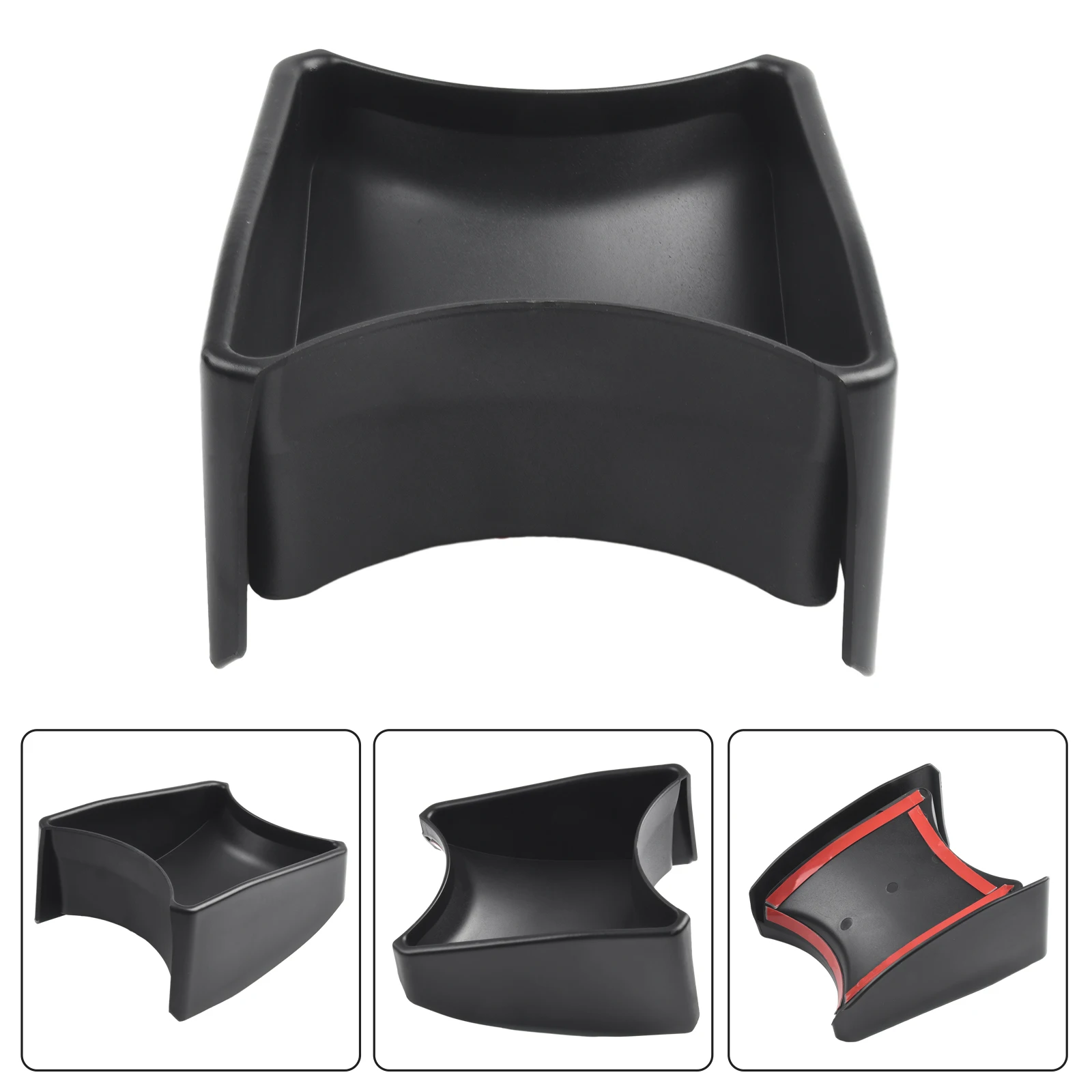 

Black Handbrake Storage Box For Fiat 500 2011-2015 High Quailty Direct Replacement Car Accessories Plug-And-Play