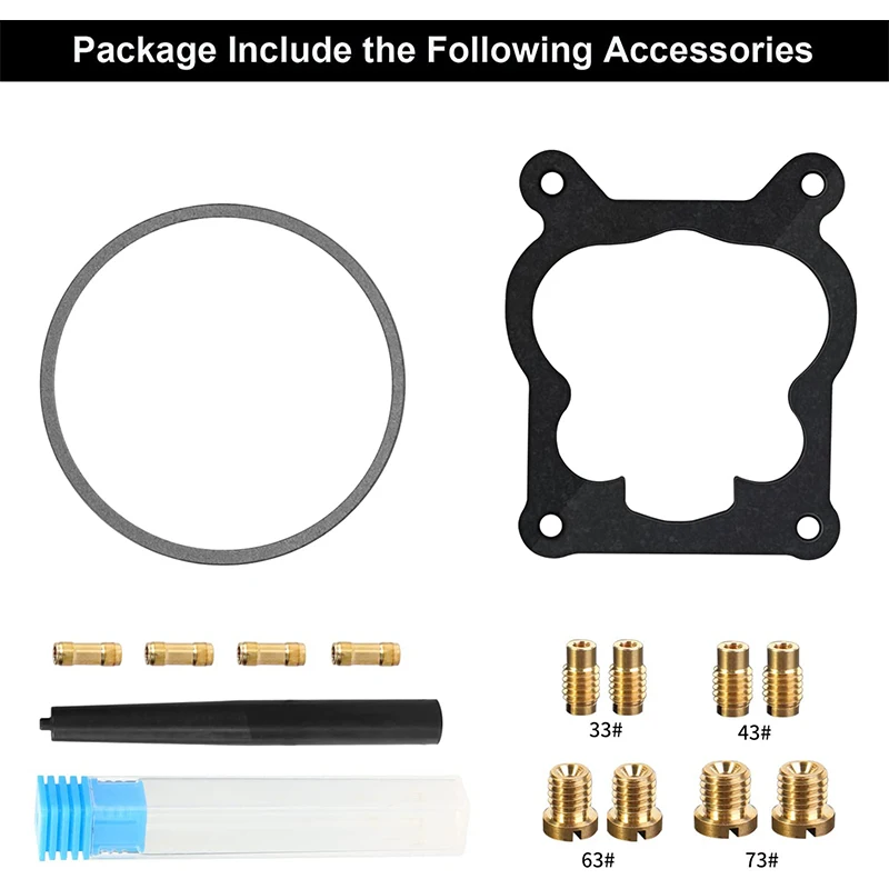 Rochester Quadrajet 4MV 4-Barrel Carburetor Replacement for Chevy 6