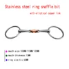 New Horse Bit Stainless Stainless Steel Ring Horse Bridle Training Equipment Loose Ring for Controling Horse Activities 4
