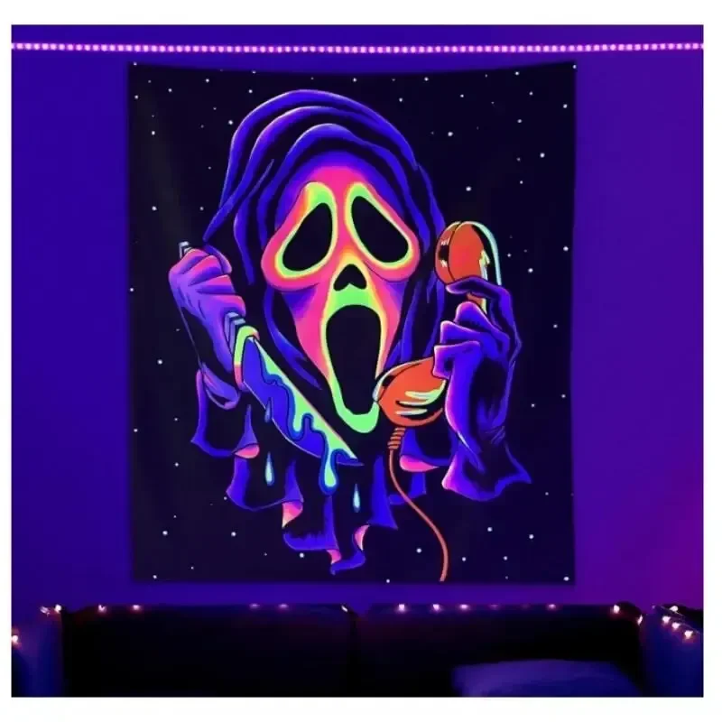 tapestry decorations Gothic Tapestries Trend Tapestries Friends Special Gift Room Decoration Personality Decorated Canvas Horror Decorated