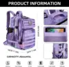 Tactical Backpack 3P Bag 45L Hiking Assault Backpack Outdoor 3 Days Travel Waterproof Climbing Rucksack Camping Hunting Mochila 2