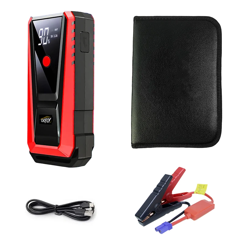 Car Jump Starter Jump Starter Car Battery Charger Portable Battery Charger 1200A High Power Car Jump Starter 12000mAh Portable Power Bank 12V Car Battery Booster Device Starting