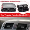 Center Dash A/C Air Conditioner Central Air Outlet Panel Grill Cover For Toyota Corolla Altis 2007 2008 2009 2010 2011 2012 2013 3