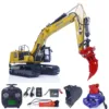 Kabolite K961 1/18 HUINA RC K336GC Metal Hydraulic Excavator Model Car Battery Radio Toys Digger Toucan Ripper Hammer Toy Model 1