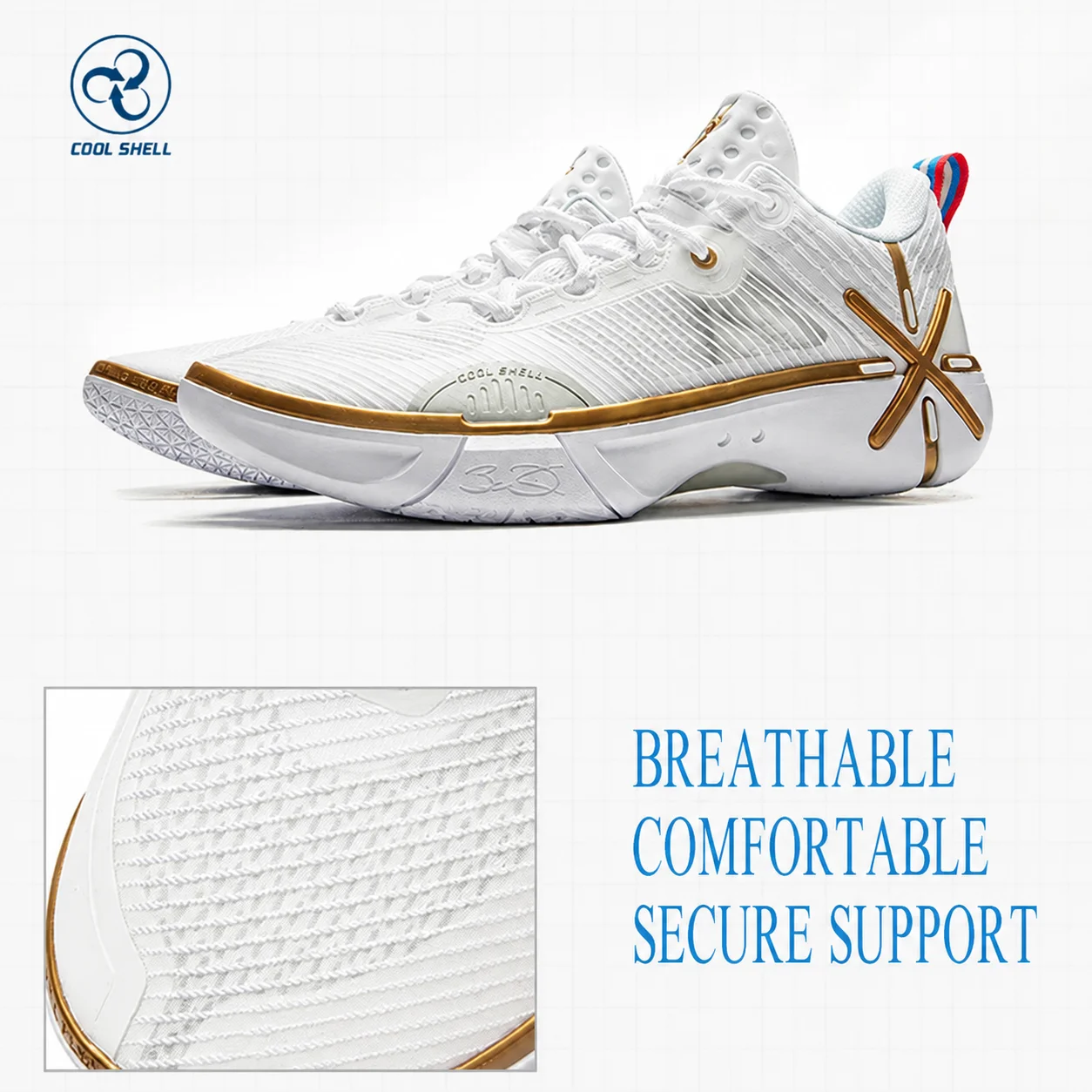 Li-Ning לגברים WADE SHADOW 6V2 נעלי כדורסל על המגרש BOOM Cushion נעלי ספורט לבישות LiNing נעלי ספורט תמיכה יציבה ABPV021