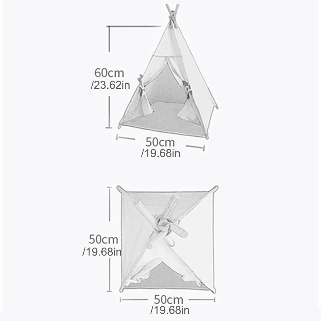 Pet Tent With Large Rolling Space And Detachable Cushion Dog Tent The Inner Cushion Is Detachable And Easy To Clean Pets House