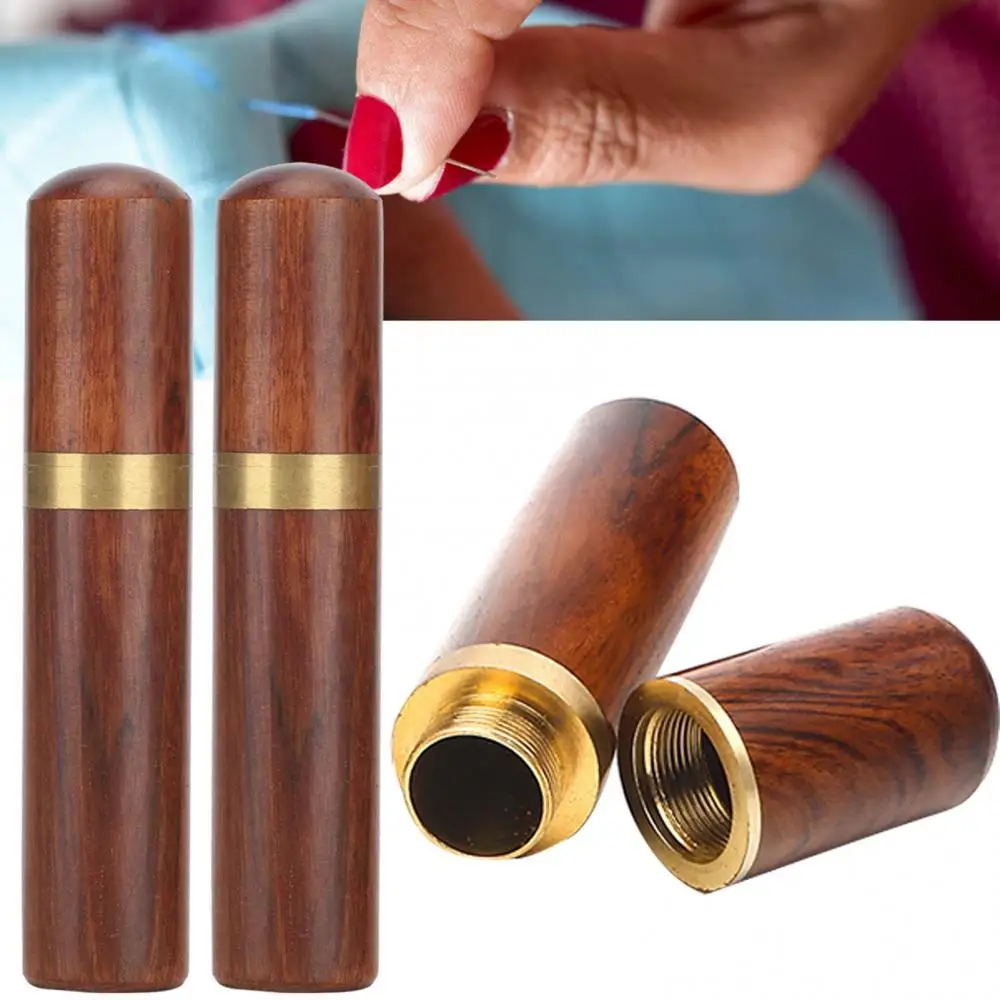 

Wooden Stitching Needles Box Tailoring Home Storage Holder DIY Sewing Accessory