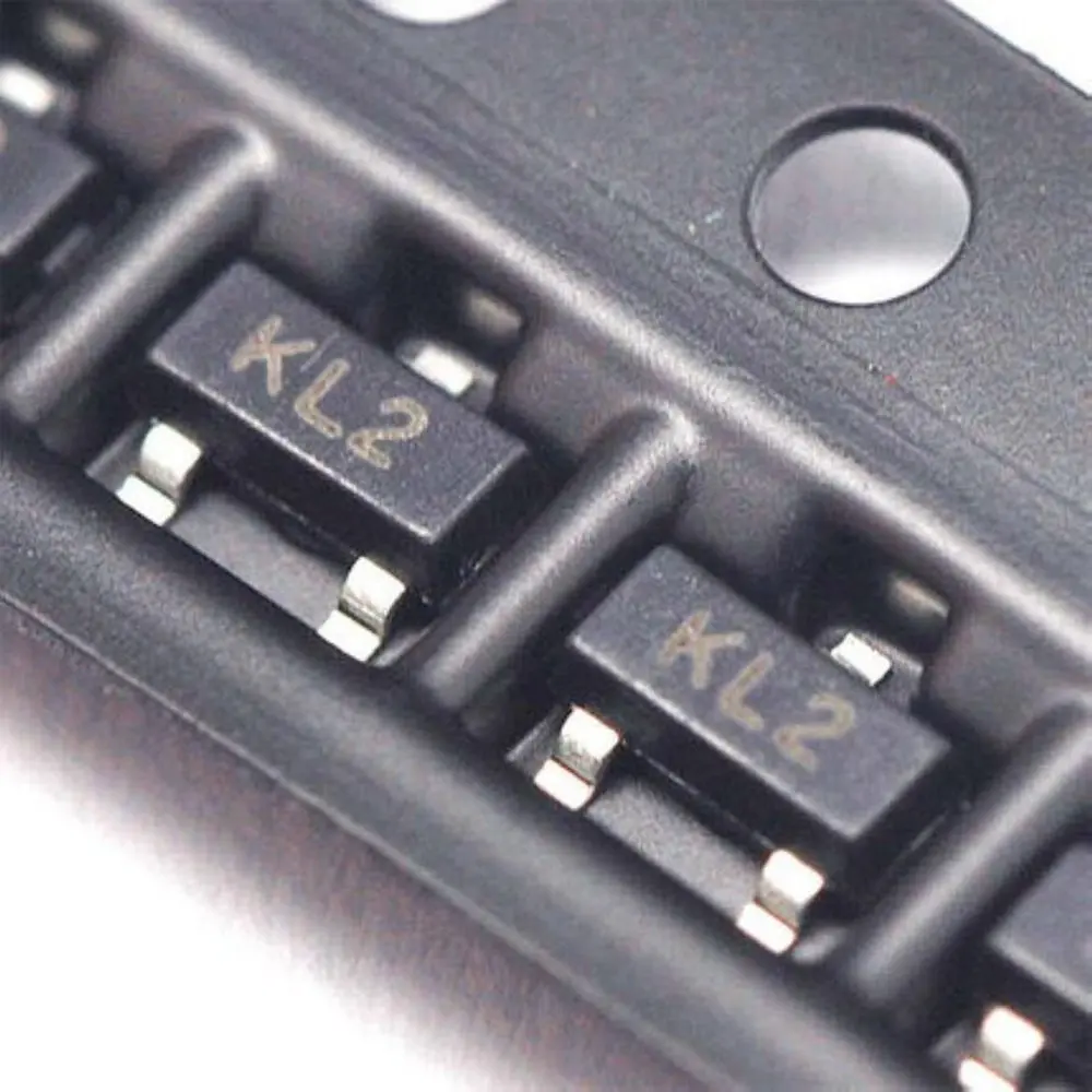 100개 Bat54a Kl2 0.2a/30v Sot23 쇼트키 배리어 다이오드 칩 트랜지스..