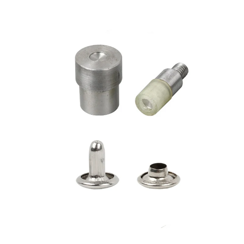 1sets 5-9mm Double Sided Rivet Hand Press Die Cap Nail Installation Tool for Manual Punching Machine