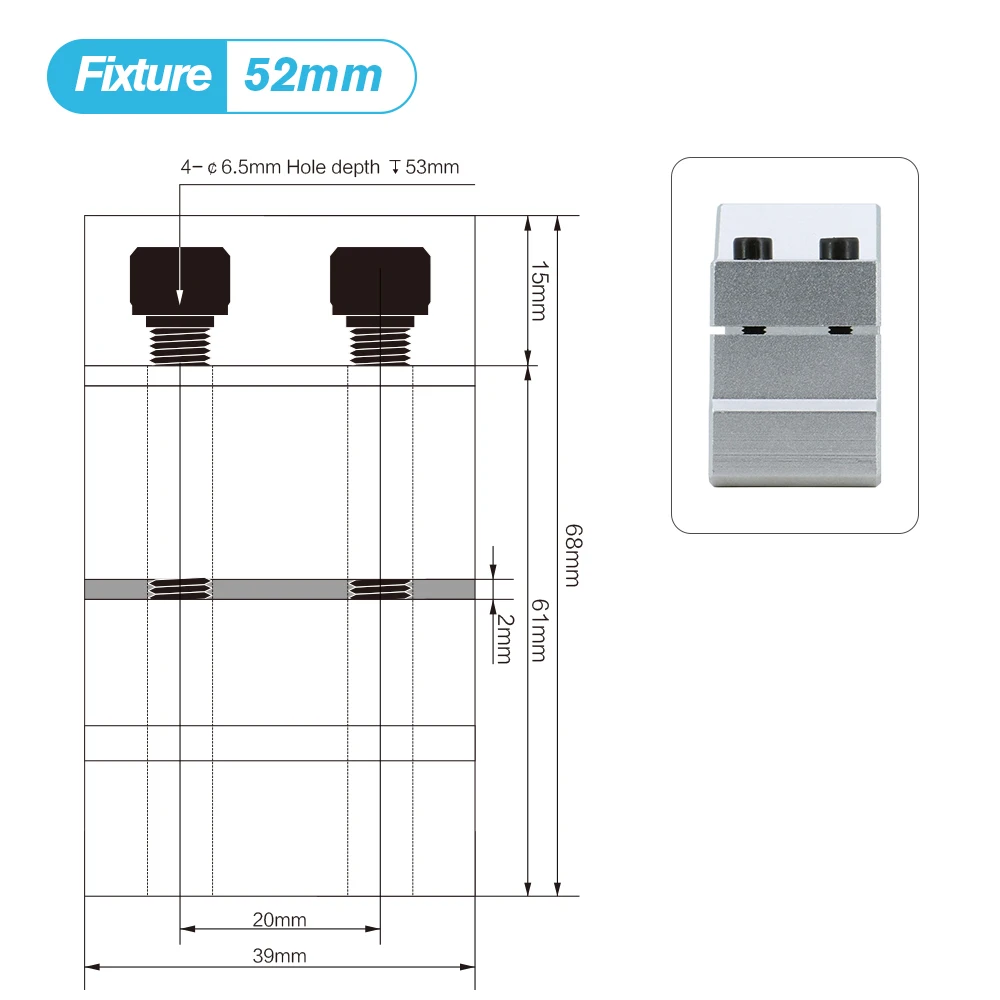 CNC 조각용 알루미늄 스핀들 클램프 모터 브래킷, 루터 직경 커넥터, 52mm, 56mm, 65mm, 80mm
