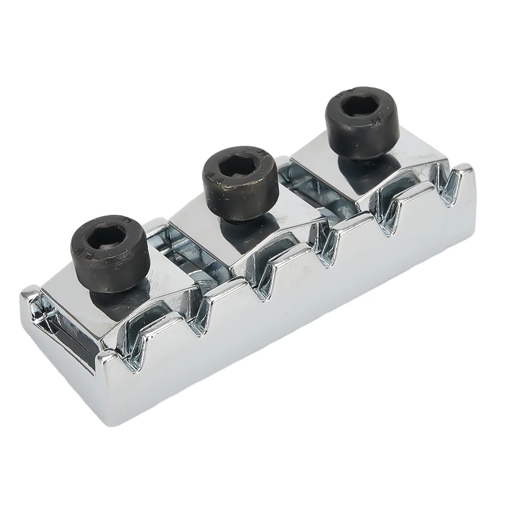

Electric Guitar String Locking Nut 42mm For Floyd Rose For Tremolo Bridge Parts W/ Mounting Screws Spanner Wrench Tooyful