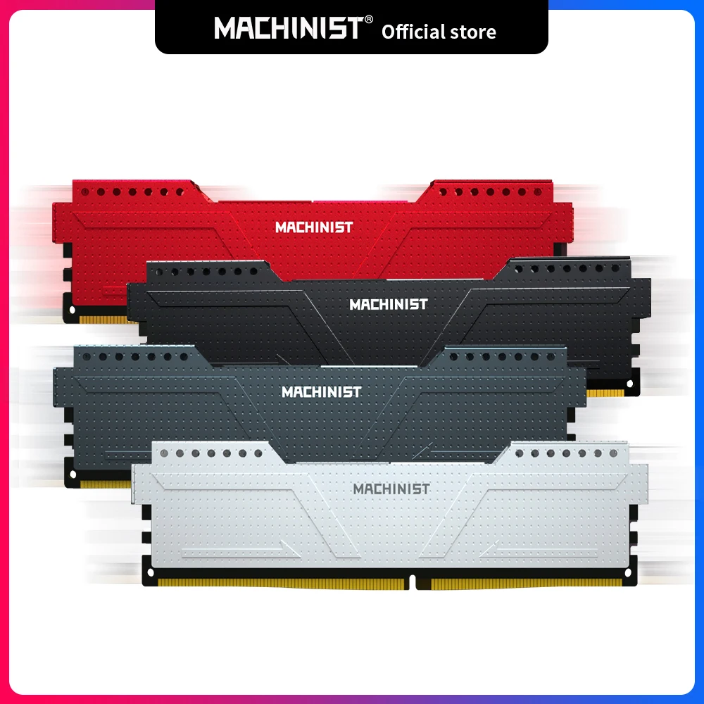 Machinist-memória de Desktop com Dissipador de Calor 8gb 16gb 2133 Mhz 2666 Mhz Ddr4 pc Dimm para Todas as Placas-mãe