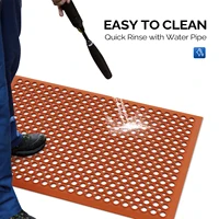 Rubber Red 61*91.4*1.2cm Rubber Floor Mat 2