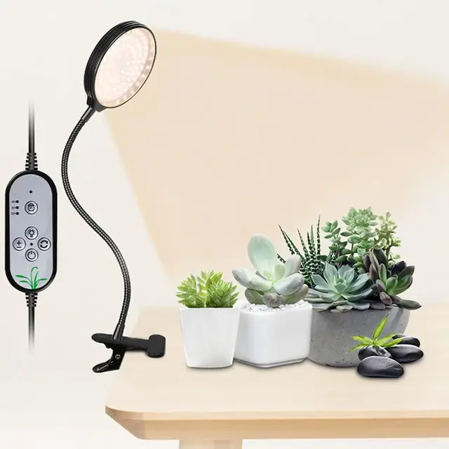 Led Grow Könnyű Rugalmas Gooseneck Clip-On Usb Asztali Növény Növekedési Lámpa A Pozsgás Növények Számára Beltéri Virág Palánták - Image 2
