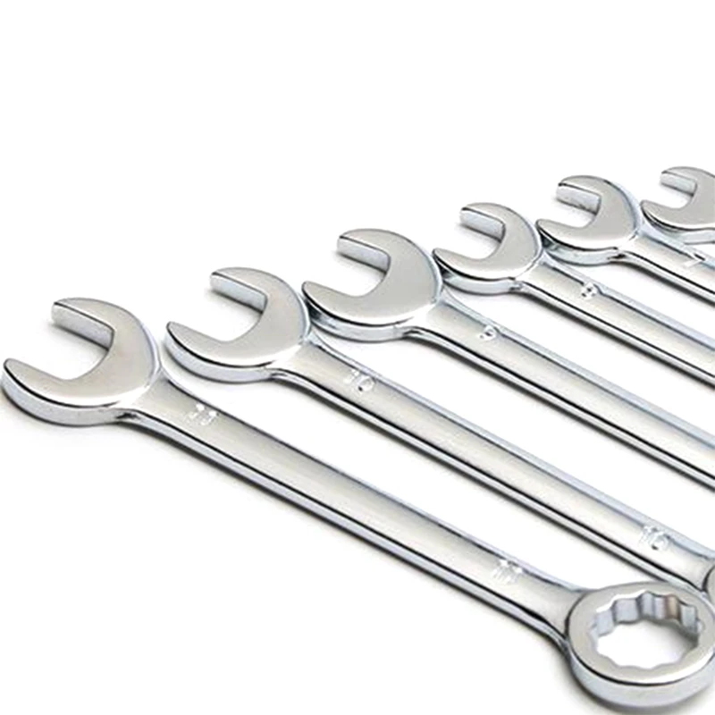 Draagbare Mini Enkel-ended Koppel Rachet Moersleutel Spanner Hand Reparatie Tools