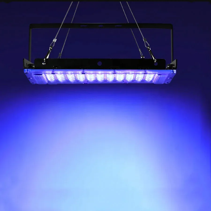 LED 100W 300W Black Light 395nm UV Ultraviolet Curing Lamp Fluorescent Detection Shadowless Glue Green Oil Resin Lamp with Plug
